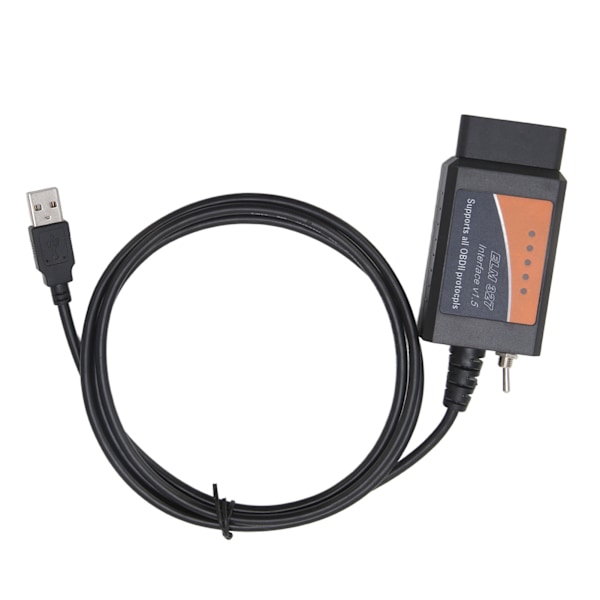 OBD2 USB-adapter för ELM327 Code Reader Scanner Diagnostikkabel för FORScan FoCCCus