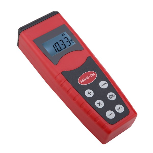 CP-3000 Digital LCD Håndholdt Længde Afstandsmåler Håndholdt Laser Ultralyd Afstandsmåler