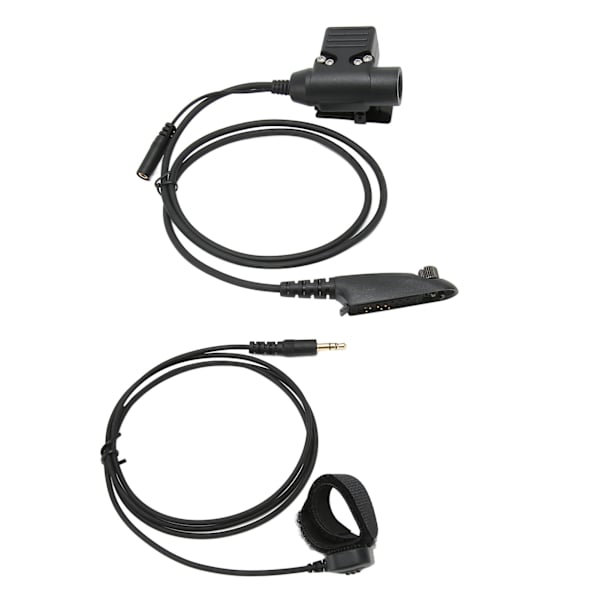 PTT-adapter med ryggklämma Push to Talk-headsetadapter för MOTOROLA Gp140 Gp320 Gp328 Gp329