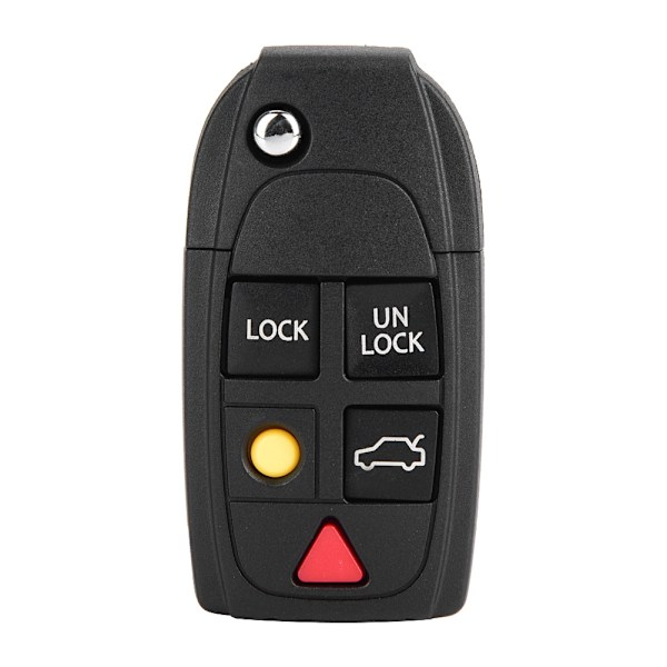 Bilknappfjernkontroll Flip Key Shell Case for Volvo S60 S80 V70 XC70 XC90
