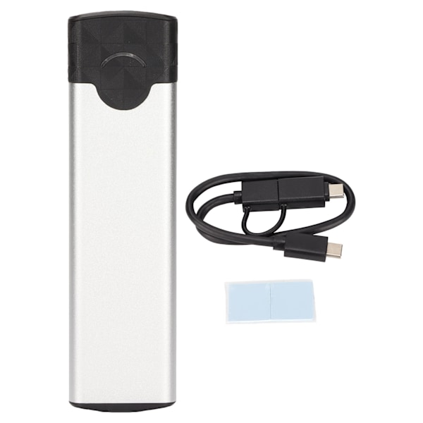 M.2 NVME HDD Kabinett Aluminiumlegering ABS USB3.1 Type C 10Gbps Sikkert Stabilt Harddisk Kabinett for Thinkplus