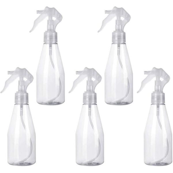 10 st 200 ml sprayflaskor Plast sprayflaska Klar påfyllningsbar