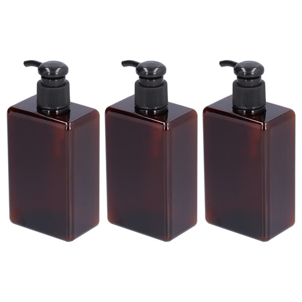 3st 280 ml pumpflaska tom flytande handtvålbehållare Plastpressflaska Kompatibel med resebruk