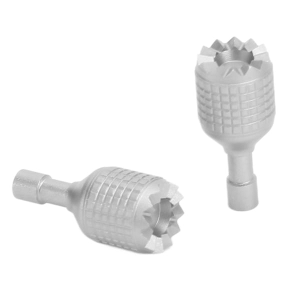 2st Drönarfjärrkontrollstavar Aluminiumlegering Silver CNV-bearbetning UAV Joystick för Mini 3 Pro RC med skärm