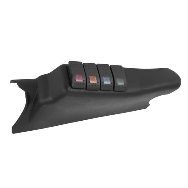 A-Søjle Kontaktpanel Kombinationsskontakter med 4 LED Passer til Jeep Wrangler 2007-2017