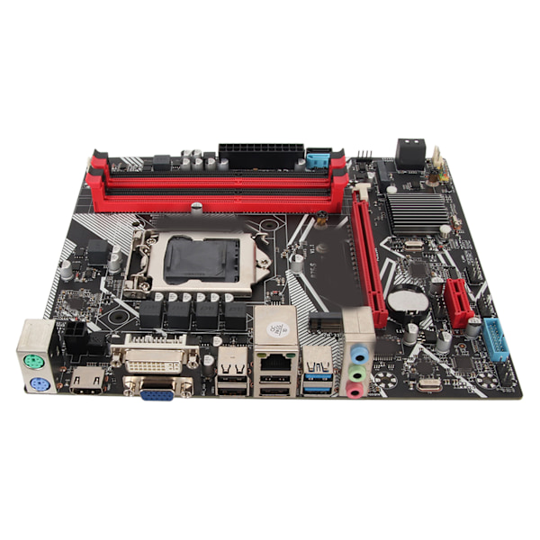 B75 S Mining Hovedkort Dual Channel DDR3 LGA1155 Støtter VGA DVI HD Multimedia Interface ATX Hovedkort med Gigabit NIC