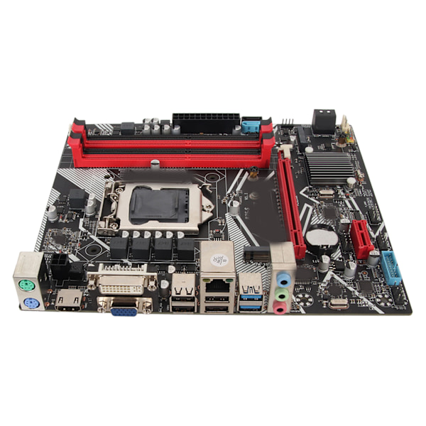 B75 S Mining Moderkort Dual Channel DDR3 LGA1155 Støtter VGA DVI HD Multimedia Interface ATX Moderkort med Gigabit NIC