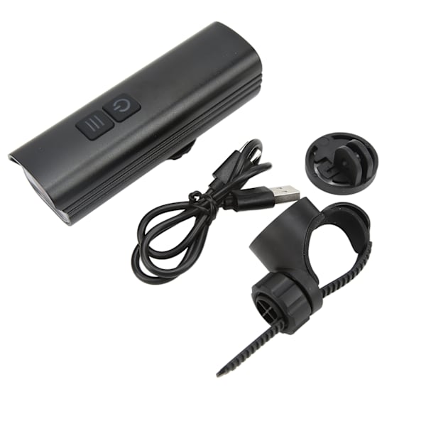 Pyörän etuvalo, kaksoiskytkin, vedenkestävä, USB-ladattava, yöajoon