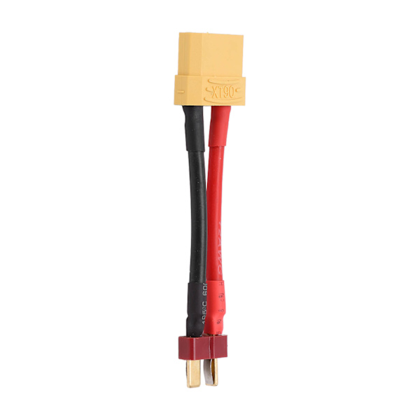 T-liitin XT90 naarasadapteriin T uros XT90 naarasliitäntäadapteriin 12AWG 97 mm kaapelilla