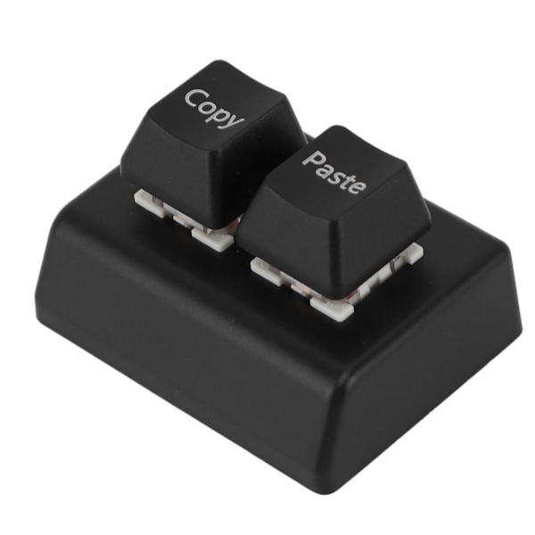 Programmerbar knappsats 2 nycklar Kopiera klistra Röd Switch USB C-anslutning Mini mekanisk knappsats för Gaming Office Media