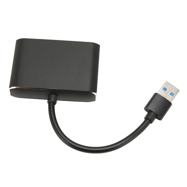 USB 3.0 til Dual HD Multimedia Interface Adapter 1920x1080P 5Gbps USB C Splitter 2 skjermer Utvidet skjerm for bærbar PC