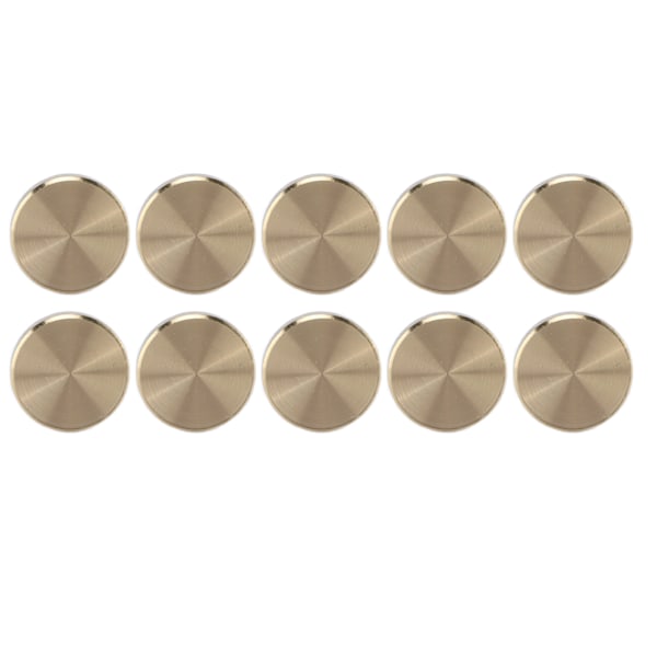 10 uppsättningar bokbindningsskruv Lätt att binda Demontera robusta DIY Ledger-nitar för läderhantverk Ledger13x18mm