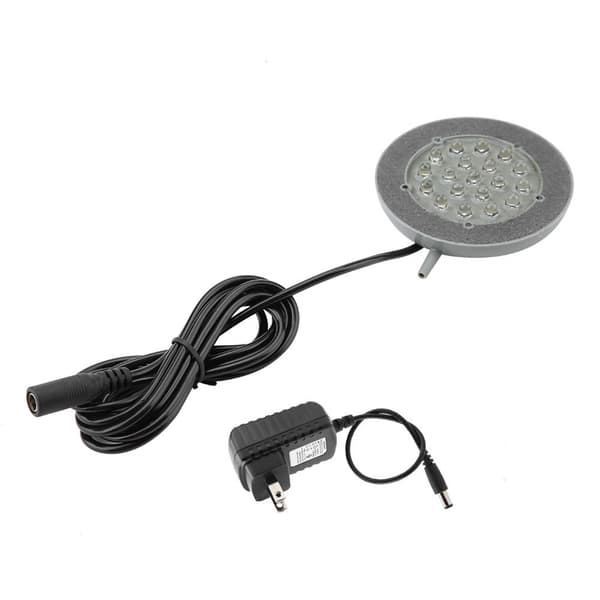 LED-akvarium Luftbubbla Sten Ljuskontroll Byte av lampa Fish Tank Decoration US Plug 100-240V