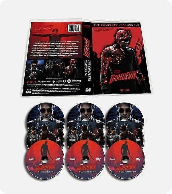 [NX]The Daredevil komplette sesonger 1-3 (9-Disc DVD) engelsk versjon
