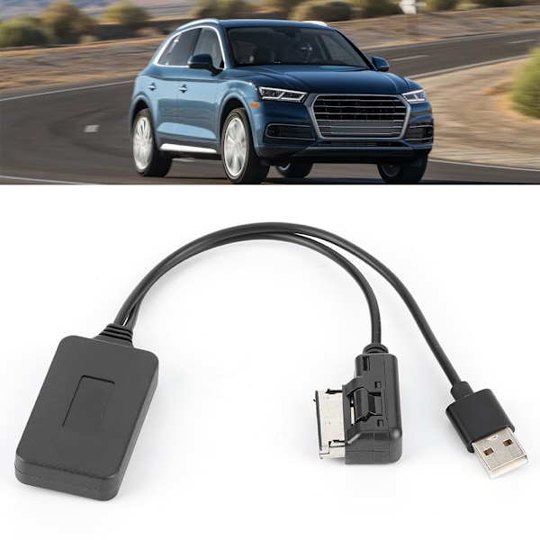 AMI MMI Bluetooth-adapter Aux-kabel med USB-strømforsyning Passer for A5 8T A6 4F A8 4E Q7 7L