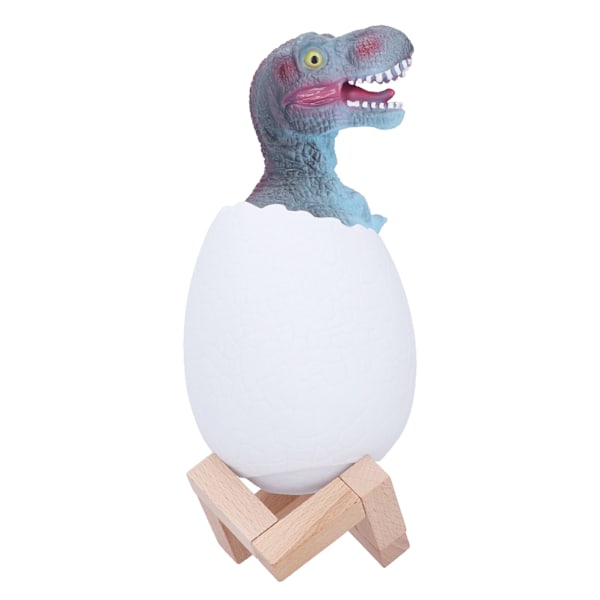 Touch Pat Sensor Natlys Dinosaurieæg Form Senglampe Belysning Legetøj USB-opladning (16 Farver Fjernbetjening)