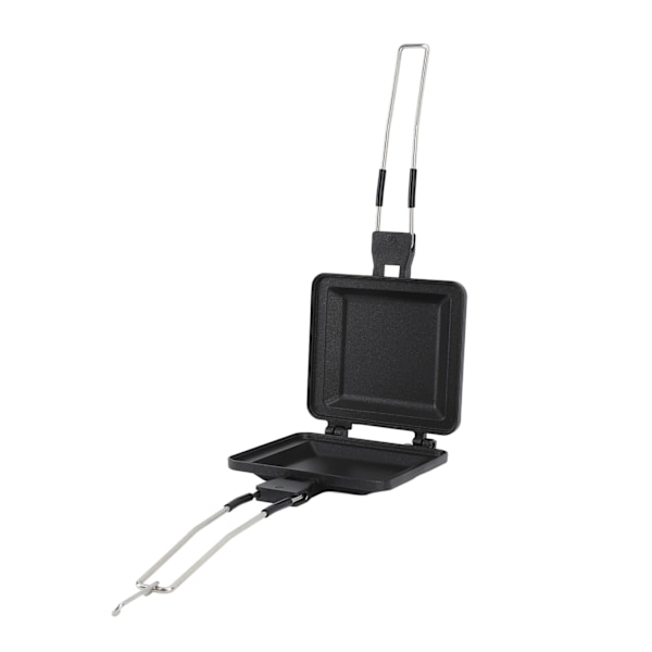 Sandwichmaker med håndtak Avtakbar Grill Stekepanne Frokost Grillplate For Gasskomfyr Induksjonstopp