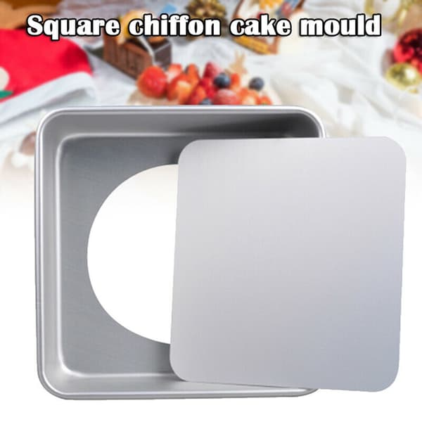 Kakeform med avtakbar bunn 6 tommer Aluminiumlegering Form Baking Chiffonkake Mousseform