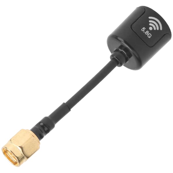 Professionel 5,8GHZ 2,8dbi antenne signalforstærkningsantenne tilbehør Kompatibel med FPV Racing RC DroneBlack SMA