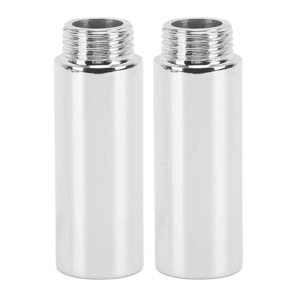 2 ST Duscharmförlängning Rostfritt Stål Kromplätering Duschhuvud Förlängningsrör för Badrum 6,1cm/2,4in
