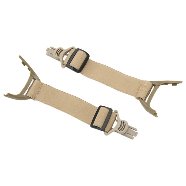 2 stk. Jaktbrillestropp, elastisk, komfortabel jaktbrille elastisk bånd for rask skinne sandfarge