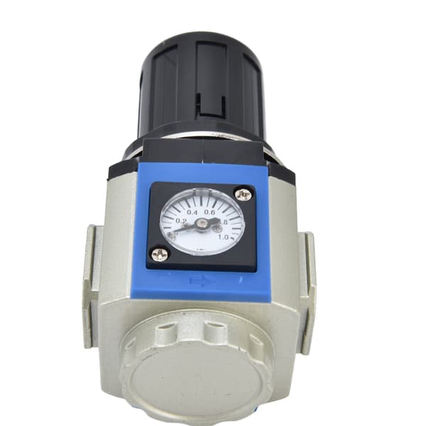 Luftkompressor Regulator Aluminiumlegering Trykreguleringsventil med Måler 0.05‑0.9MpaGR300-10