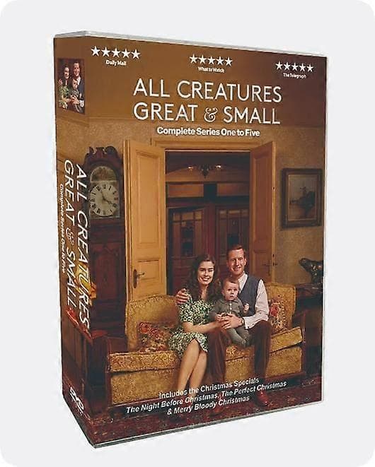 Ny boks sæt All Creatures Great and Small Sæson 1-5 DVD 10-disc engelsk version