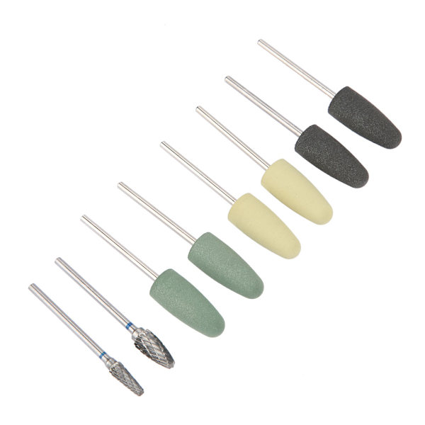 8 st HP dental hartsbas akryl volframkarbid stål polerborrar 2,35 mm