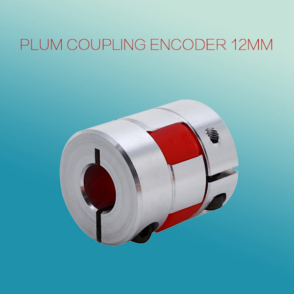 6,35 mm x 12 mm fleksibel plommeakselkobling CNC-stegmotor-kodingskobling