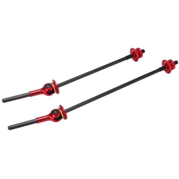 RISK 1 Par MTB Cykelnav Hurtigudløsningspinde Cykel Titanium Legering Aksel Spidsstang Rød