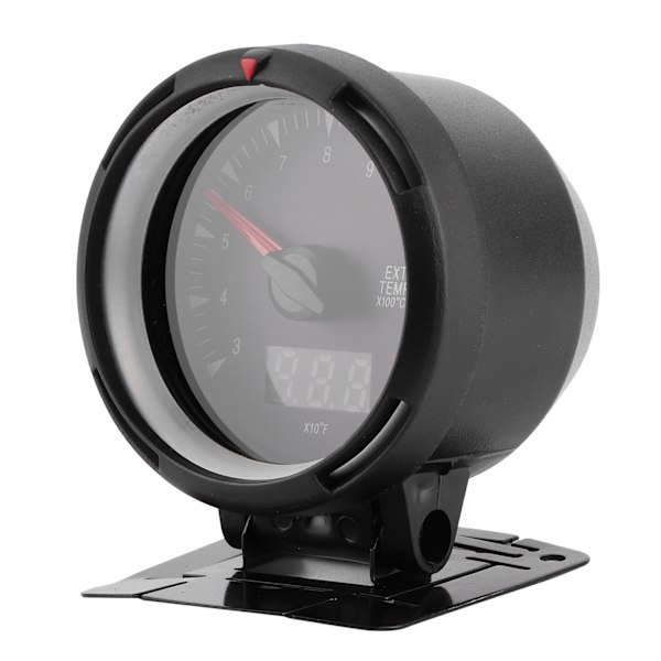 Udluftningstemperaturmåler 2,5 tommer digital EGT-måler 300‑1300℃ W/Sensor til 12V benzinbil