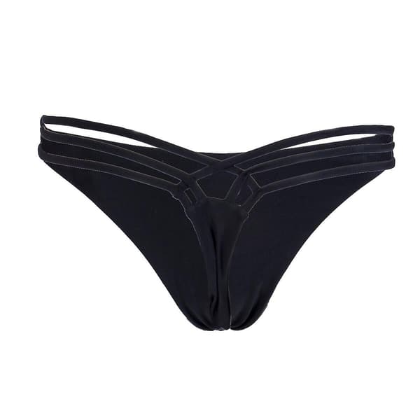 Dam Badkläder Tanga Black S