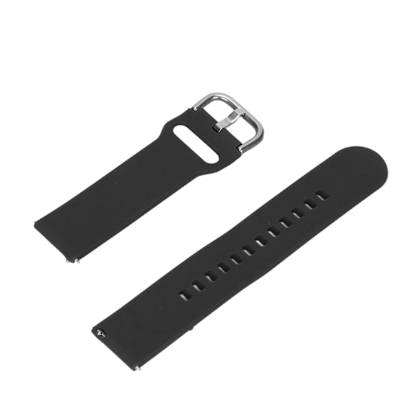 Smartwatch Rem Silikon 20 mm Urrem Enfarvet til Amazfit GTS 3 GTS 2 Bip S Bip UBlack