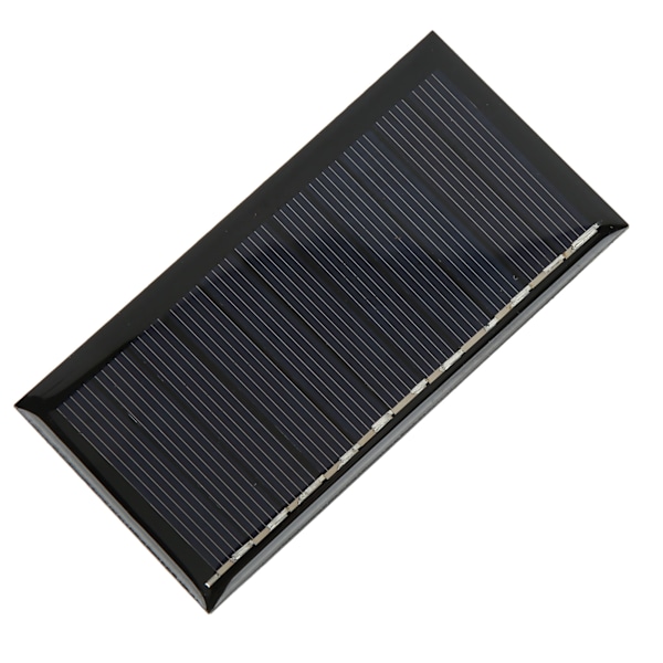 2 stk Epoxy Solcellepanel Høy Konverteringsrate Polysilicium 0,5W 5,5V DIY Solcelle Epoxy Plate for Gatebelysning Apparater