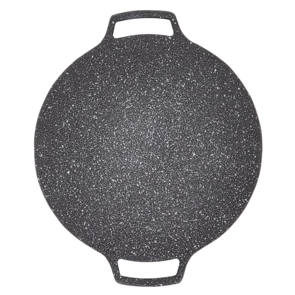 Koreansk BBQ-tallrik Barbecue Grill Non Stick Cirkulär Stekpanna för Hem Utomhus Spis Gas Typ 36cm