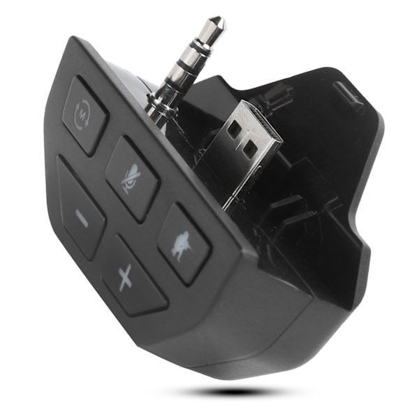 Hodetelefonadapter Kontroller Lydadapter Hodetelefonkonverterer for Xbox One Trådløs Gamepad Svart
