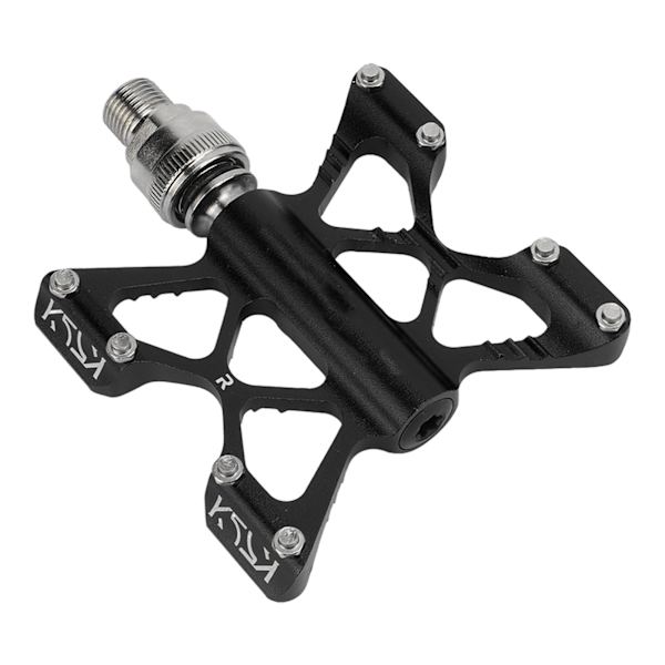 1 par LP Litepro K5 Cykel Hurtigudløsningspedaler Aluminiumlegerings Cykellagerpedaler til Road Mountain Folding Bikes Sort