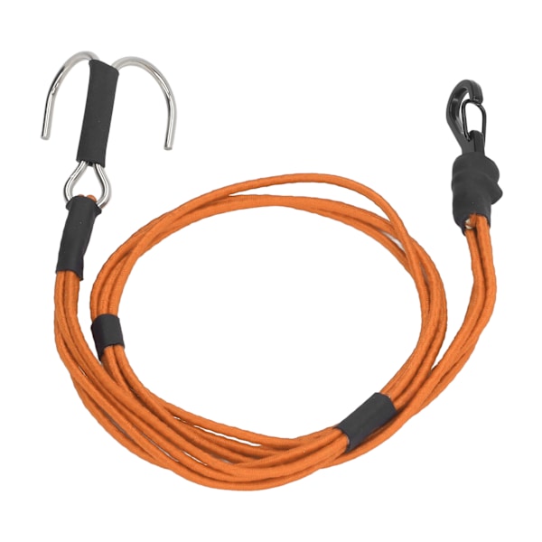 RC Crawler Kinetic Winch Strap Elastisk Rescue Drag Trailer Rep Strap med krokar för 1/10 1/8 RC Car Orange