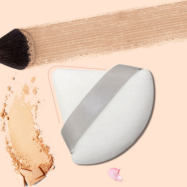 Pakke med 6 Makeup Puder Puffs Face Triangle Powder Puff til Kvinder og Piger Makeup Puff Makeup Tool