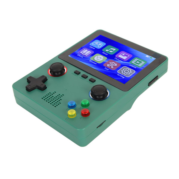 Käsikonsoli Dual 3D Joystick 3,5 tuuman IPS-näyttö 11 Simulaattoria Retro Kannettava pelikonsoli 32 Gt muistikortilla