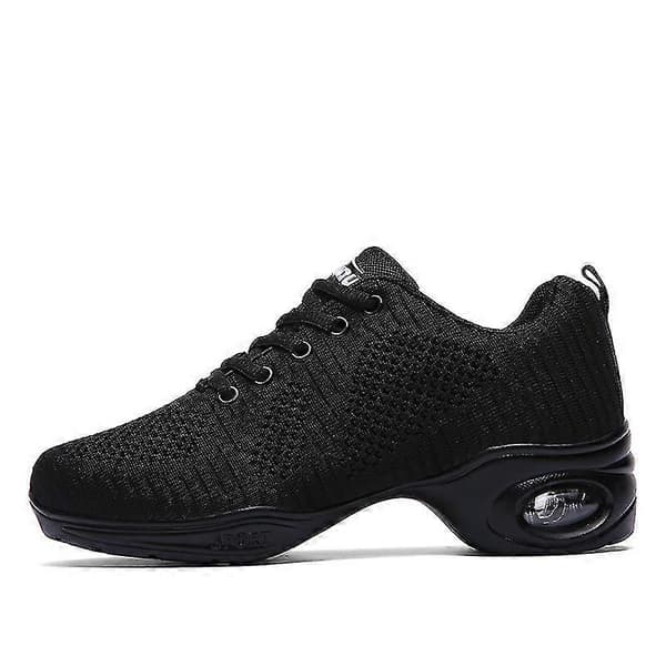 Damesko Pustende Slip-on Dansesko Sklisikre Løpesko 2g1902 Black 36