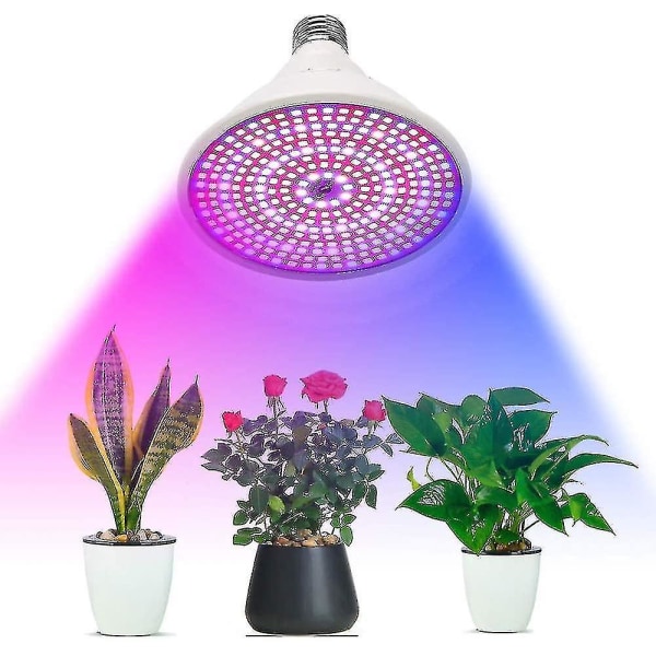 Led tillväxtlampa för inomhusväxter Varmvit 48 LED E27