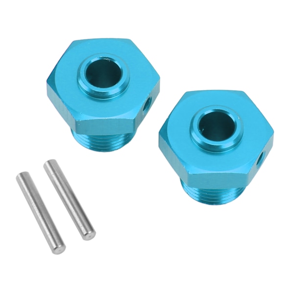 2 kpl RC-alumiinivanteet kuusiokololiitäntä vaihto 17 mm hex-napa ARRMA 1/8 RC-autolle Sininen
