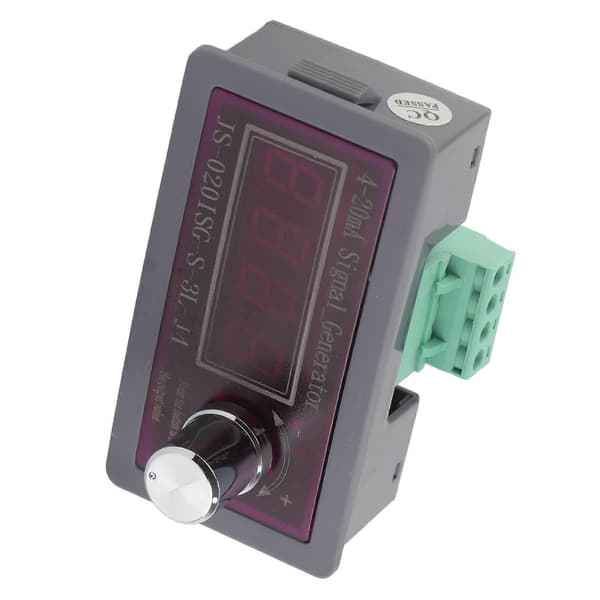 4-20 mA strøm- og spændingssignalgenerator med batterigrænseflade, analog simulator, justerbart 4-cifret display