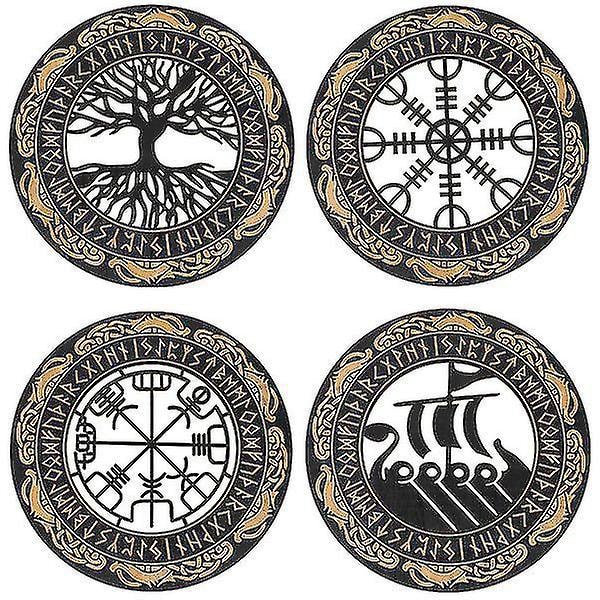 Viking Nordic Wooden Wall Decor Set