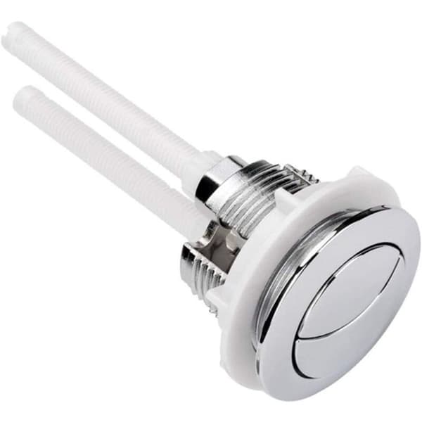 Dobbelt skyl toilet trykknapper knop 38mm standard krom sølv P