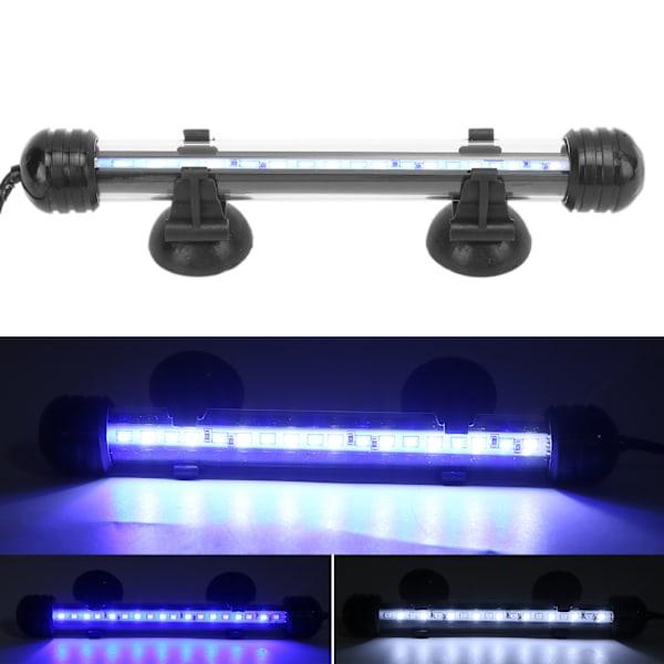 Akvaariovalo Vedenkestävä akvaariovalaistus LED-valoilla 3 tilaa Himmennettävä 100‑240V UK-pistoke 18CM