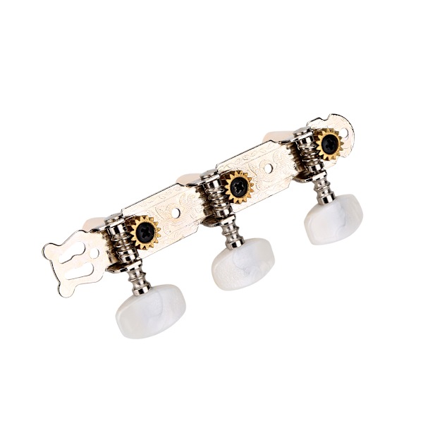 3R 3L Maskinhoder Strengstemme-knapper Metall Stemmer for Klassisk Gitar