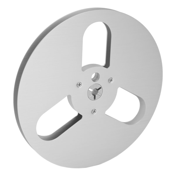 1/4 7 tommer tom rulle 3 hull aluminiumlegering åbningsmaskine del optagningsspole til TEAC Silver