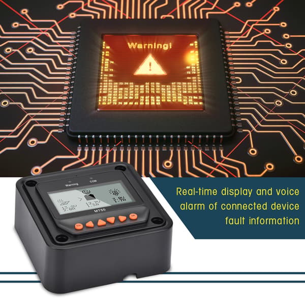 MT-50 Solar Controller LCD Display Fjernmåler Kompatibel med TRACER A BN Viewstar